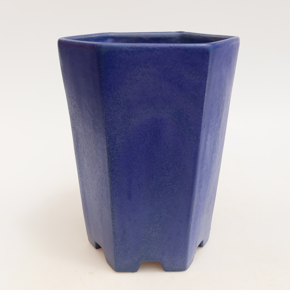 Keramik-Bonsai-Schale 13 x 12 x 17 cm, Farbe: Blau