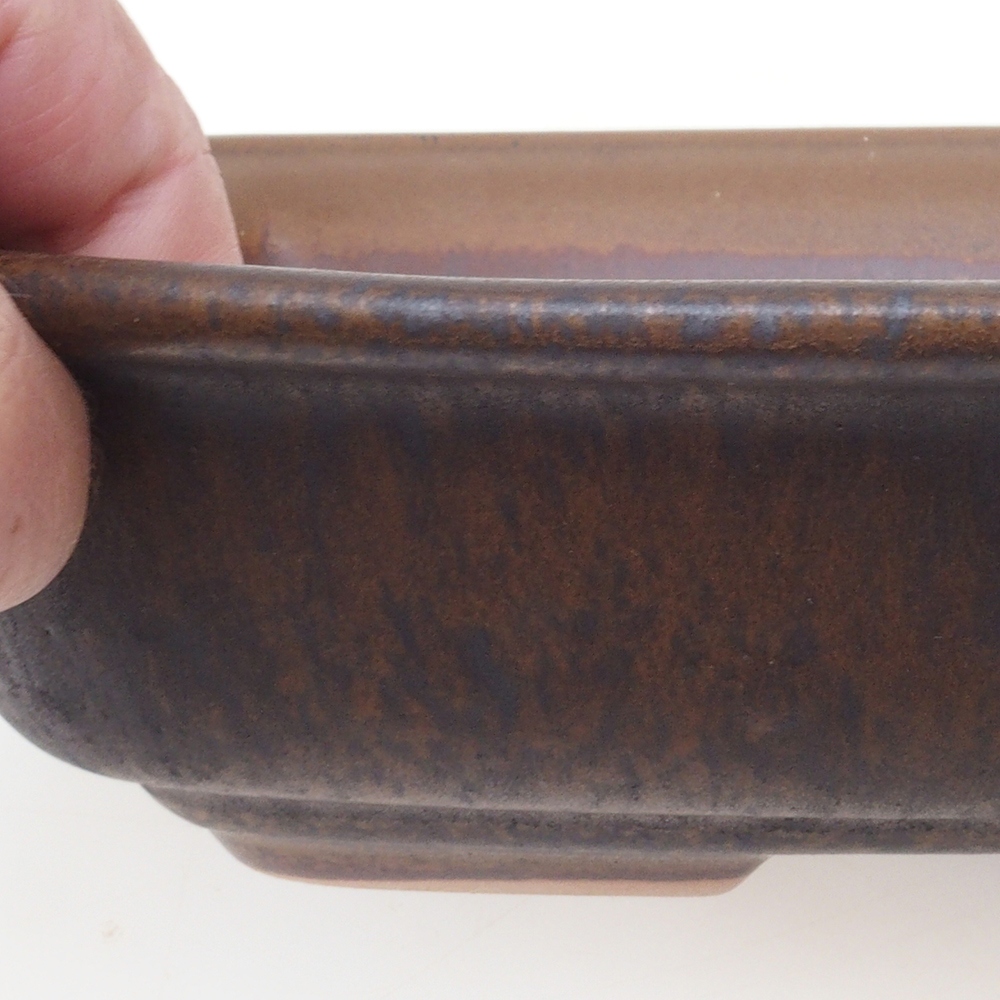 Bonsai-Schale H09 - 30 x 23 x 7,5 cm - braun