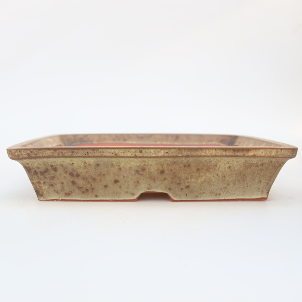 Keramikschale  26 x 19,5 x 5,5 cm, Farbe: Beige