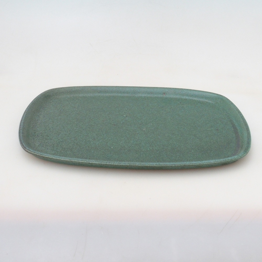 Keramikuntertasse H09 – 28,5 x 19,5 x 1,5 cm – grün