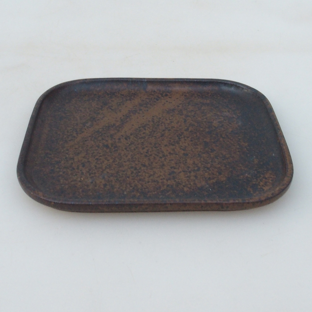 Keramikschale H38 (12 x 11 x 1 cm) – braun