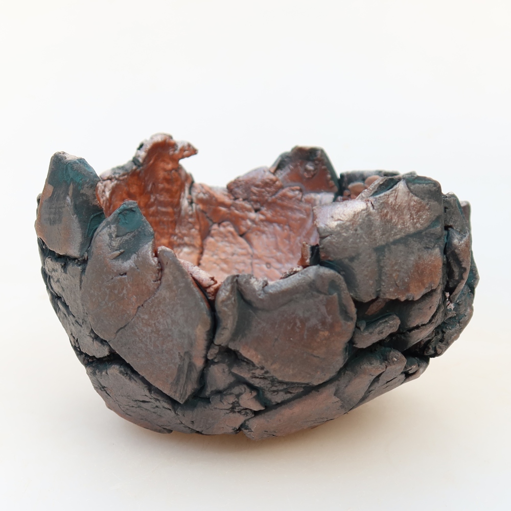 Keramikschale  10,5 x 10,5 x 7 cm, Farbe: grün