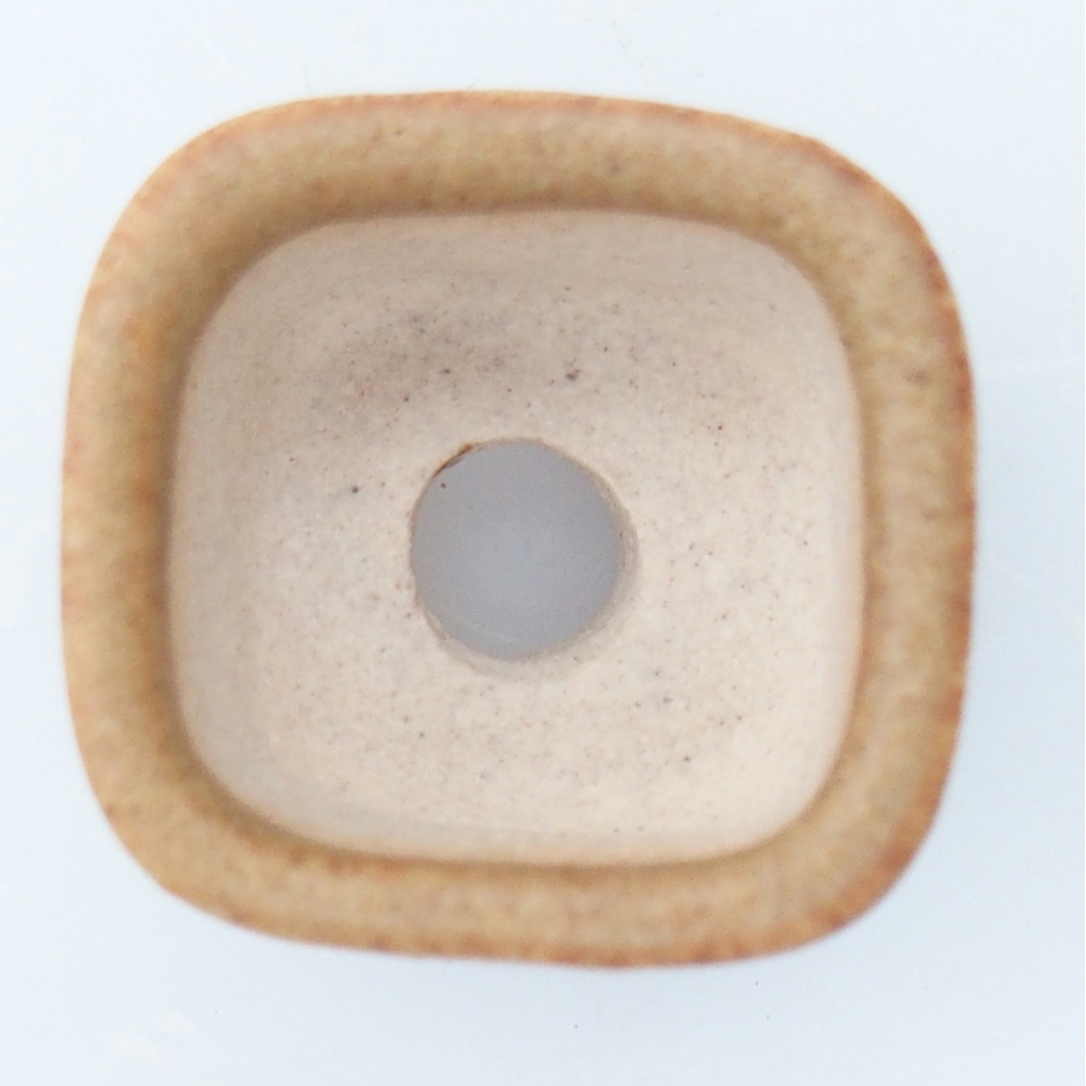 Mini-Bonsaischale 2 x 2 x 1,5 cm, braun