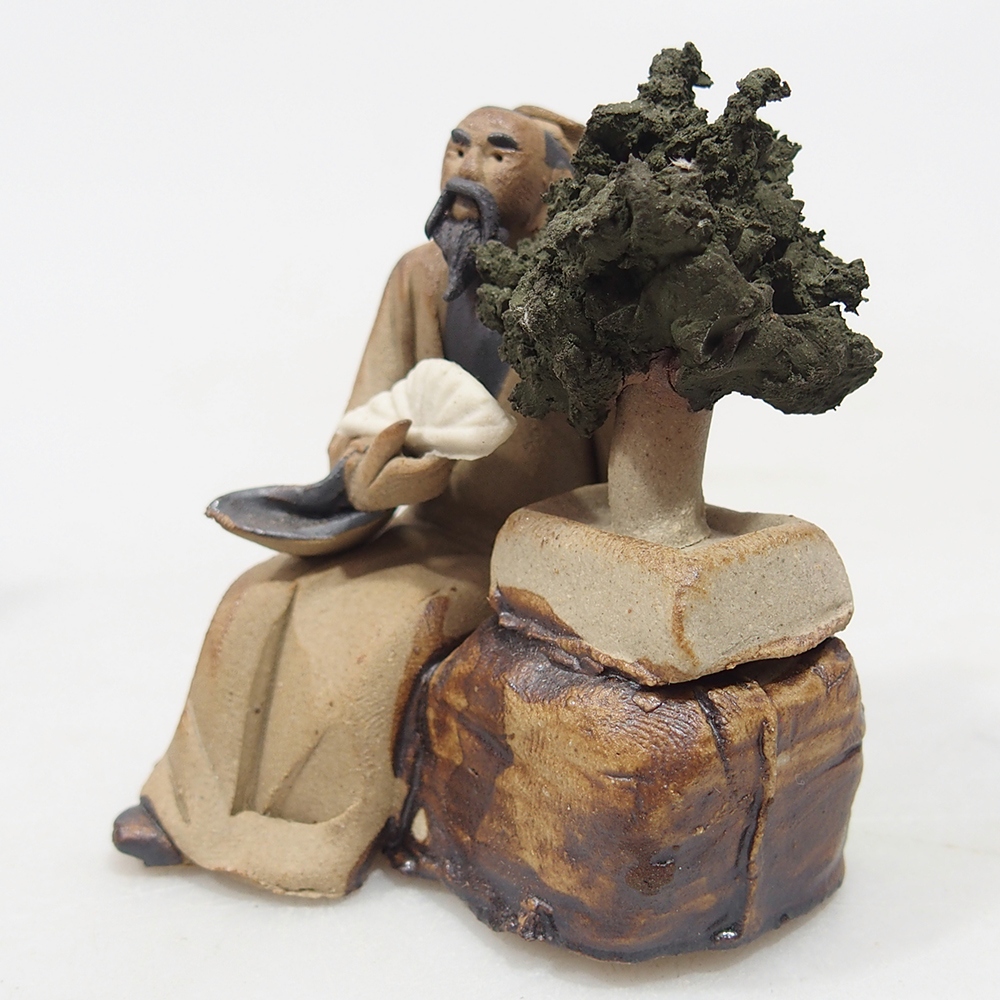 Keramik-Figur - Bonsaiista