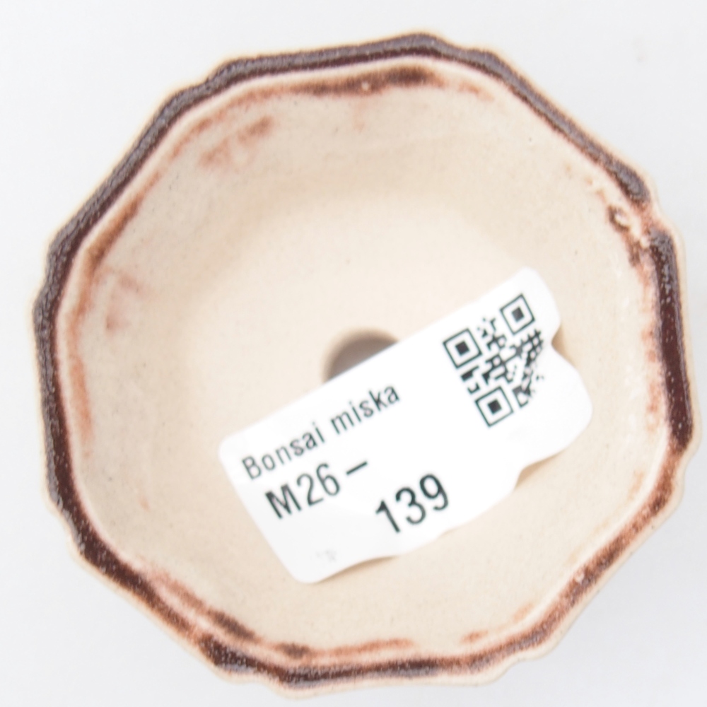 Mini-Bonsaischale 6 x 6 x 3 cm, rosa