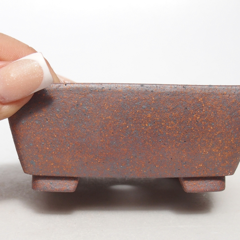 Schale 9 x 9 x 3,5 cm braun