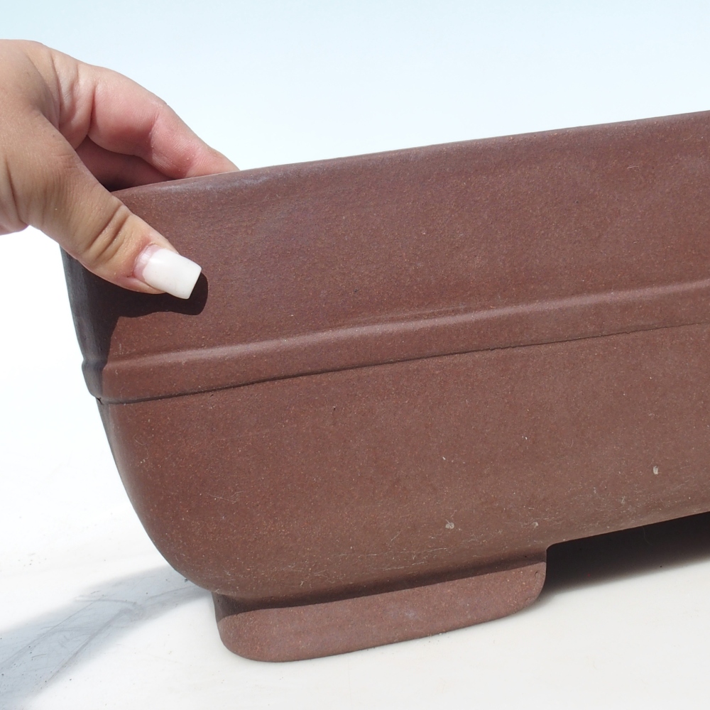 Bonsaischale 45 x 33 x 15,5 cm - braun