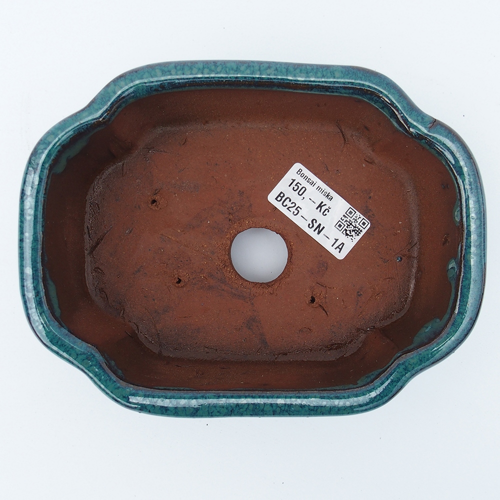 Schale 16 x 13 x 5,5 cm grün-blau