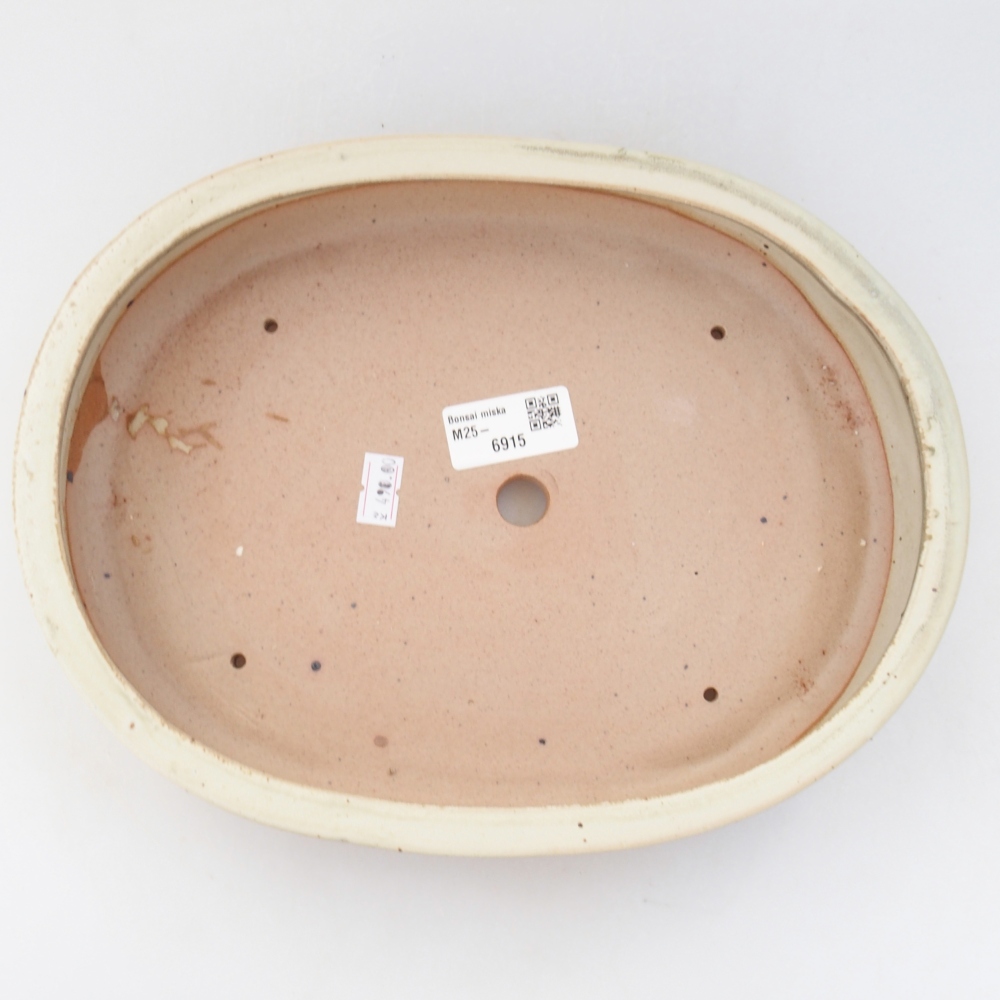 Bonsaischale aus Keramik 27 x 21 x 5 cm, grün