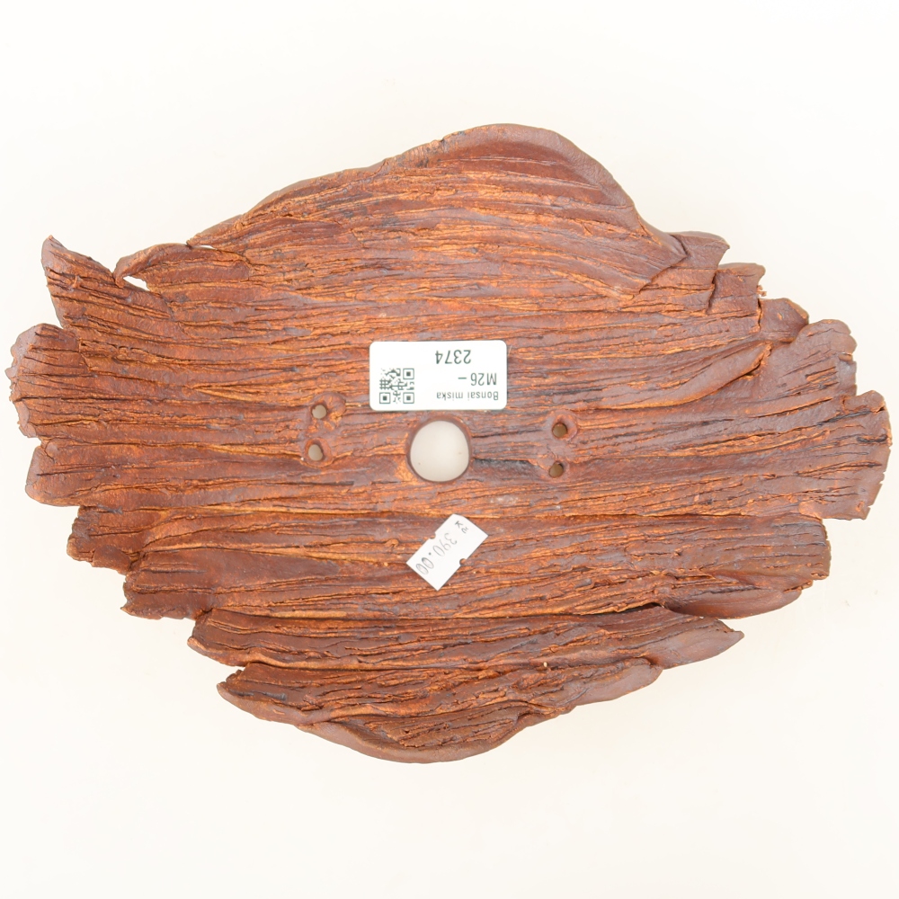 Keramikschale  21,5 x 16,5 x 8 cm, Farbe: braun