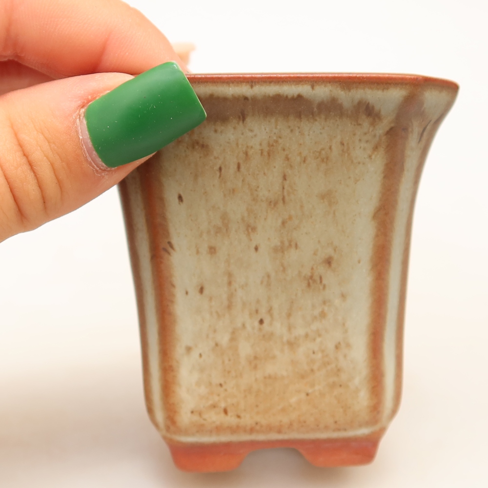Keramikschale  6,5 x 6,5 x 7 cm, Farbe: Beige