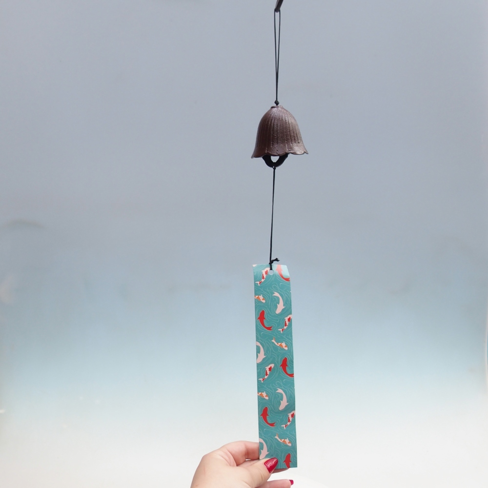 Metall-Windspiel, braun