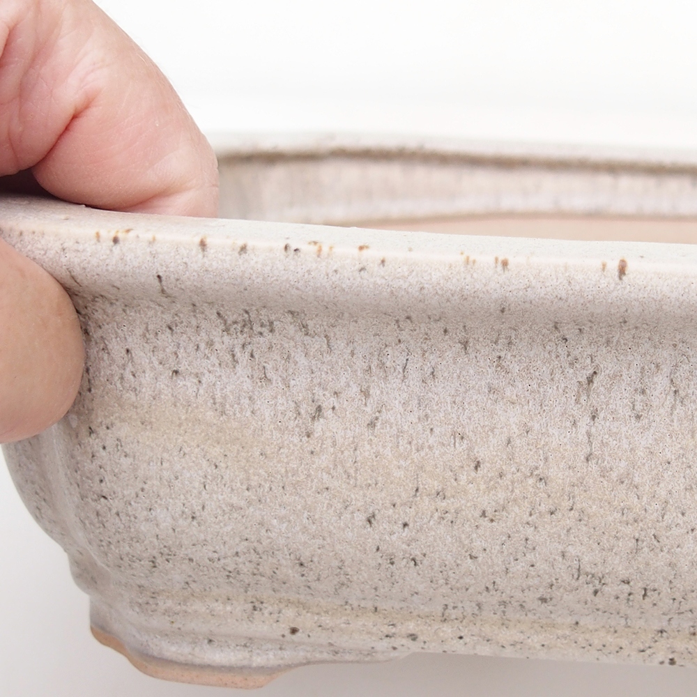 Bonsai-Schale H20 – 26,5 x 21,5 x 6,5 cm - beige