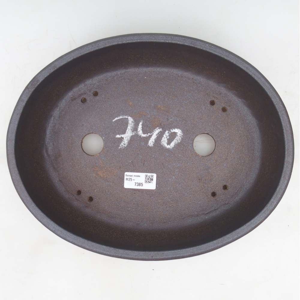 Bonsaischale 32,5 x 25,5 x 8,5 cm , Farbe braun