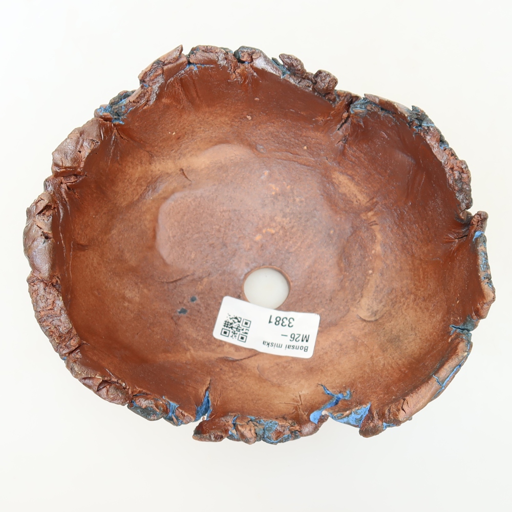Keramikschale 14,5 × 13 × 8,5 cm, Farbe: Blau