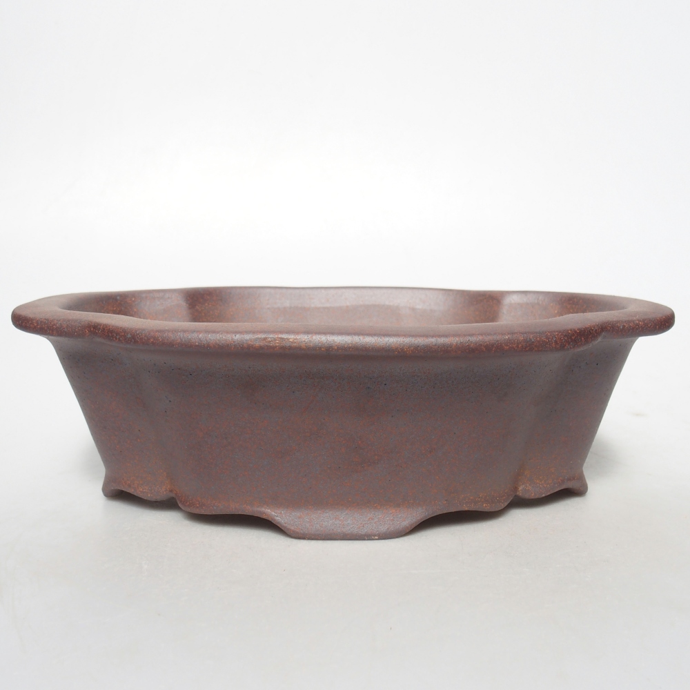 Schale 24 x 19,5 x 7 cm braun