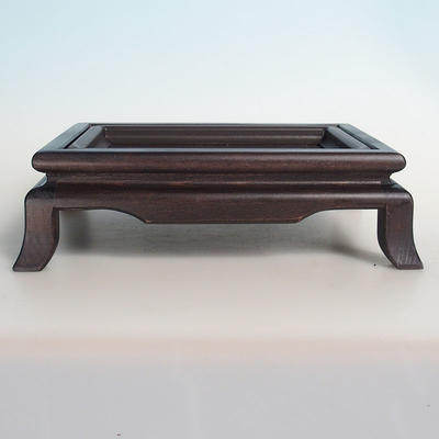 Holztisch unter Bonsai braun 25 x 19 x 8 cm - 1