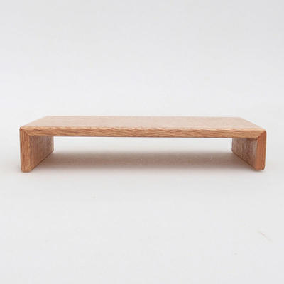 Holztisch unter Bonsai braun 17 x 10 x 3,5 cm - 1