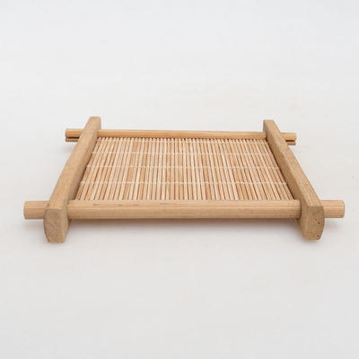Holztisch unter Bonsai braun 12,5 x 12,5 x 1,5 cm - 1