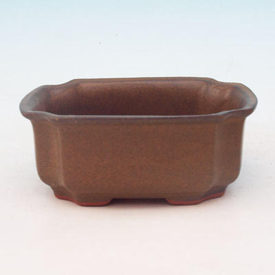 Bonsaischale aus Keramik H 01 - 12 x 9 x 5 cm, braun - 12 x 9 x 5 cm - 1