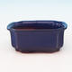 Bonsaischale aus Keramik H 01 - 12 x 9 x 5 cm, blau - 12 x 9 x 5 cm - 1/3