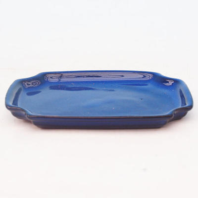 Bonsai Tablett H 01 - 11,5 x 8,5 x 1 cm, blau - 11,5 x 8,5 x 1 cm - 1
