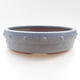 Bonsai-Keramikschale - 16,5 x 16,5 x 4,5 cm, Farbe blau - 1/3