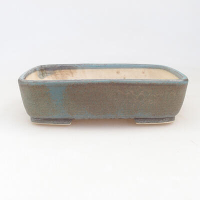 Keramische Bonsai-Schale 17 x 14 x 4,5 cm, Farbe blau - 1