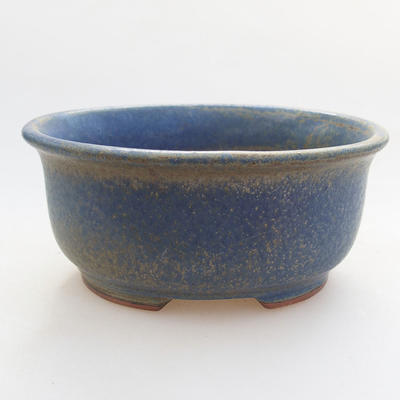 Keramische Bonsai-Schale 11,5 x 10 x 5 cm, Farbe blau - 1