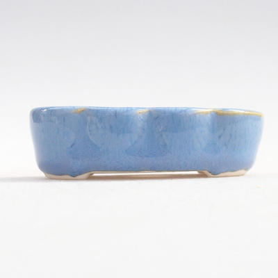 Mini-Bonsai-Schüssel 5,5 x 3,5 x 1,5 cm, Farbe blau - 1