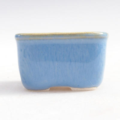 Mini Bonsai Schüssel 4 x 3,5 x 2,5 cm, Farbe blau - 1