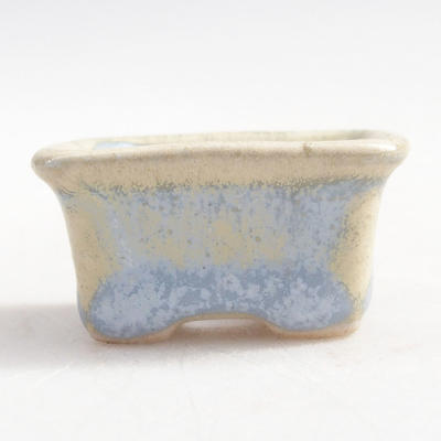 Mini Bonsai Schüssel 3,5 x 2,5 x 2 cm, Farbe blau - 1