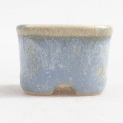 Mini Bonsai Schüssel 3 x 3 x 2 cm, Farbe blau - 1