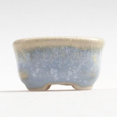 Mini Bonsai Schüssel 3 x 2,5 x 1,5 cm, Farbe blau - 1