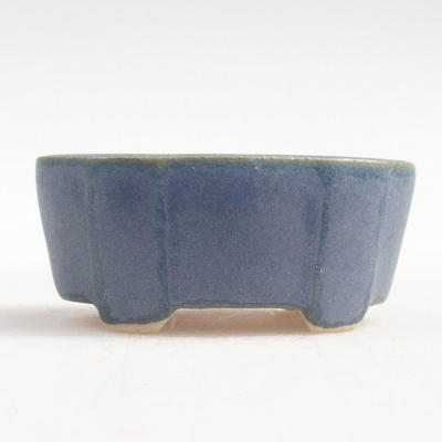 Mini Bonsai Schüssel 4 x 2,5 x 2 cm, Farbe blau - 1