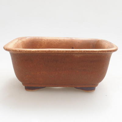 Keramik Bonsai Schüssel 13 x 10 x 5,5 cm, Ziegelfarbe - 1