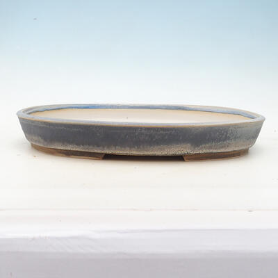 Bonsai-Schale 40 x 30 x 5,5 cm, graublaue Farbe - 1