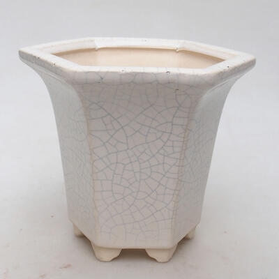 Bonsaischale aus Keramik 13 x 12 x 11,5 cm, Raku-Farbe - 1