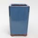 Bonsaischale aus Keramik 8,5 x 8,5 x 13 cm, Farbe Blau - 1/3