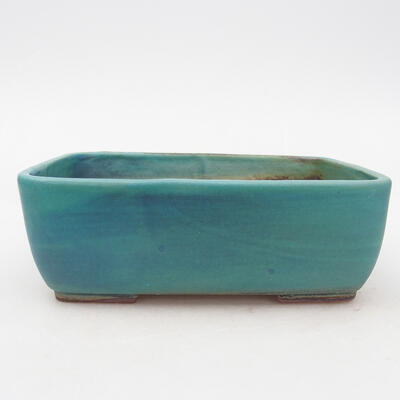 Keramik-Bonsaischale 16 x 11 x 5,5 cm, Farbe Blau - 1
