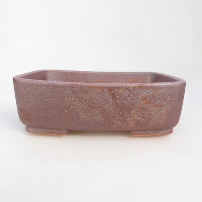 Bonsaischale aus Keramik 14,5 x 11,5 x 5,5 cm, graue Farbe - 1