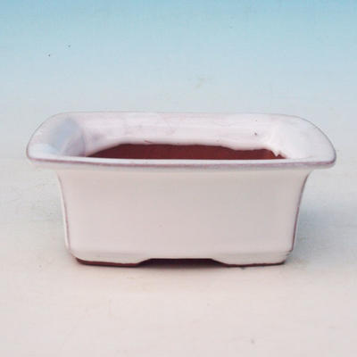 Bonsai Keramikschale H 11, weiß - 1