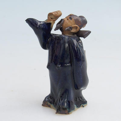 Keramikfigur - ein Salbei mit einer Tasse - 1