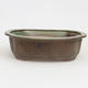 Keramik Bonsai Schüssel 24 x 21 x 7 cm, Farbe grün - 1/4