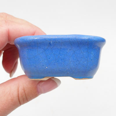 Mini-Bonsaischale 6,5 x 5 x 2,5 cm, Farbe blau - 1