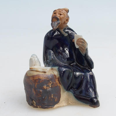 Keramikfigur - der Salbei mit Tee - 1