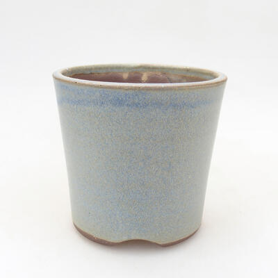 Bonsaischale aus Keramik 10 x 10 x 10 cm, Farbe blau - 1
