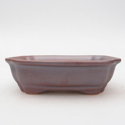 Keramik-Bonsaischale 15,5 x 12,5 x 5 cm, metallische Farbe - 1
