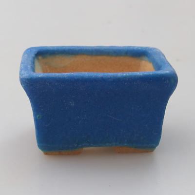 Mini-Bonsaischale 4,5 x 3,5 x 2,5 cm, Farbe blau - 1