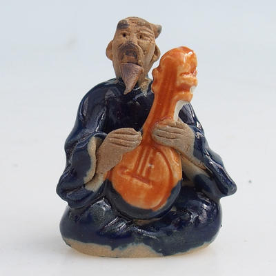 Keramikfigur - ein Salbei mit einer Gitarre - 1